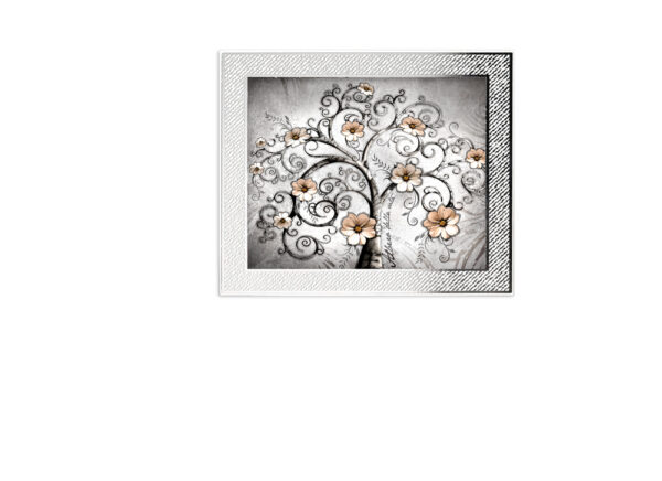 Quadro decorativo Albero della Vita con fiori