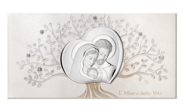 Quadro Albero della Vita Valenti con Sacra famiglia