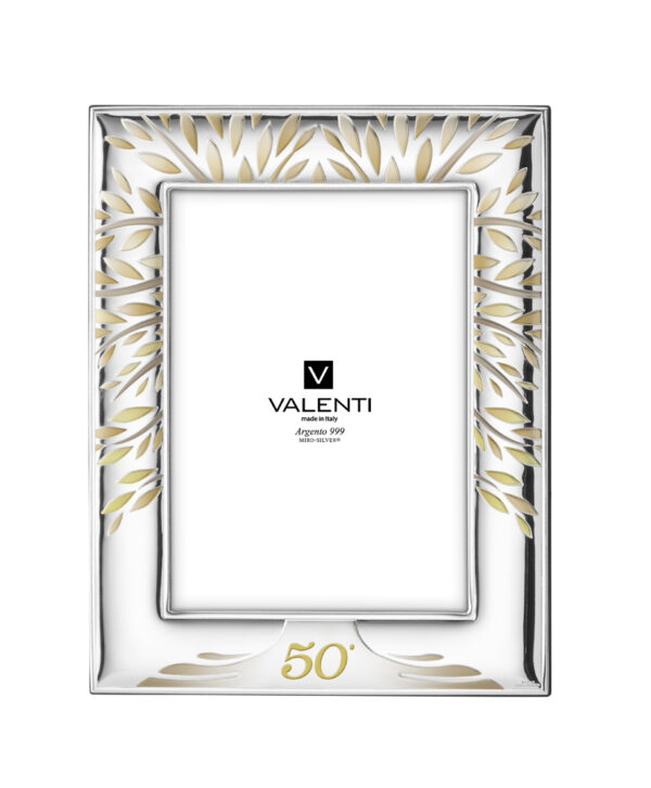 Cornice portafoto Valenti 50° Anniversario di Matrimonio - Nozze d'Oro