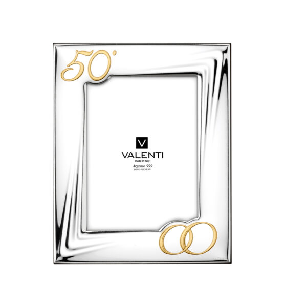 Cornice portafoto Valenti 50° Anniversario di Matrimonio - Nozze d'Oro