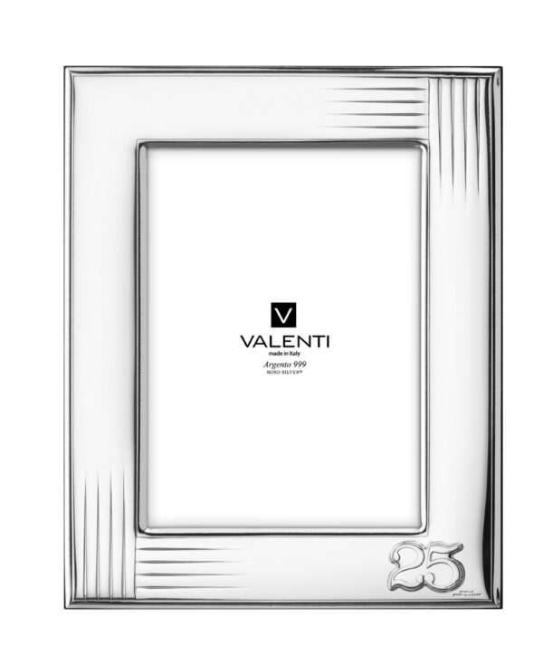 Cornice portafoto Valenti 25° Anniversario di Matrimonio – Nozze d'Argento
