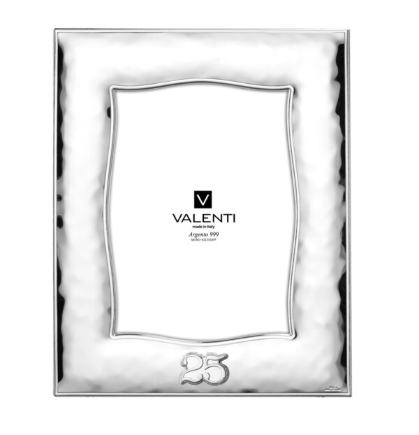 Cornice portafoto Valenti 25° Anniversario di Matrimonio – Nozze d'Argento