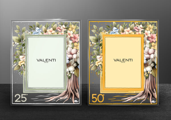 Cornice portafoto 50&deg; Anniversario Valenti