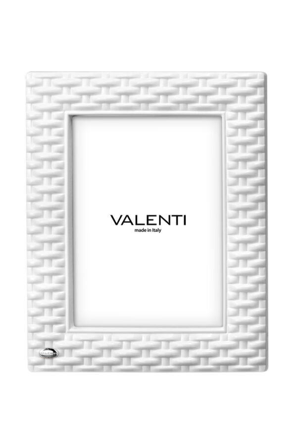 Cornice portafoto Valenti con motivo intrecciato