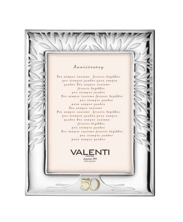 Cornice portafoto Valenti con Albero della Vita 50° Anniversario