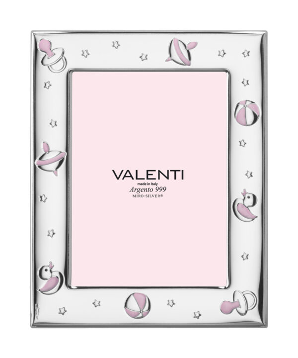 Cornice portafoto Valenti per bambino con decorazioni