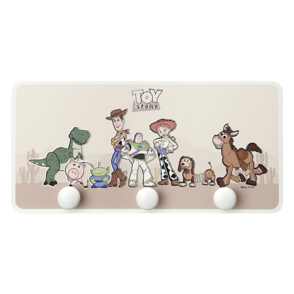 Appendiabiti da parete Disney Pixar Toy Story con Woody, Buzz e amici
