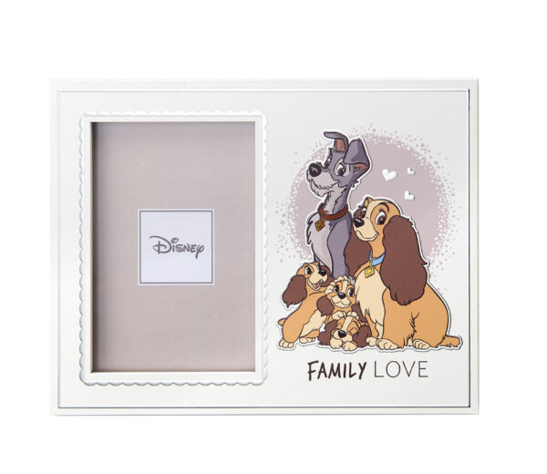 Cornice Portafoto Disney Lilli e il vagabondo “Family Love” - Collezione Family