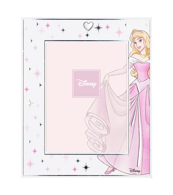 Cornice portafoto Disney Valenti in legno con dettagli argentati